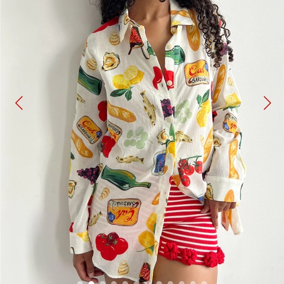 Lisa Says Gah Tops - Lisa Says Gah Tessa Button Down Medium